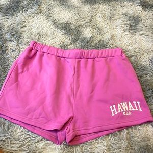 hawaii sweat shorts